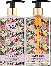 Zestaw - Vivian Gray Sensual Jasmine (h/soap/350ml + h/lot/350ml) — Zdjęcie N2