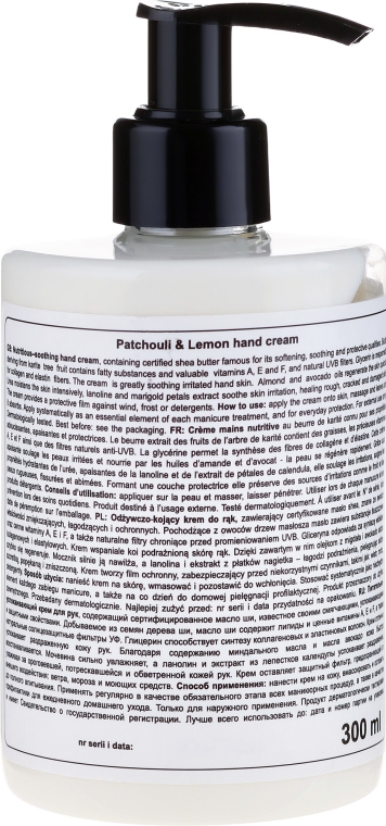 Krem do rąk Paczula i cytryna - Melli Care Hand & Foot Ritual Patchouli & Lemon Hand Cream — Zdjęcie N6
