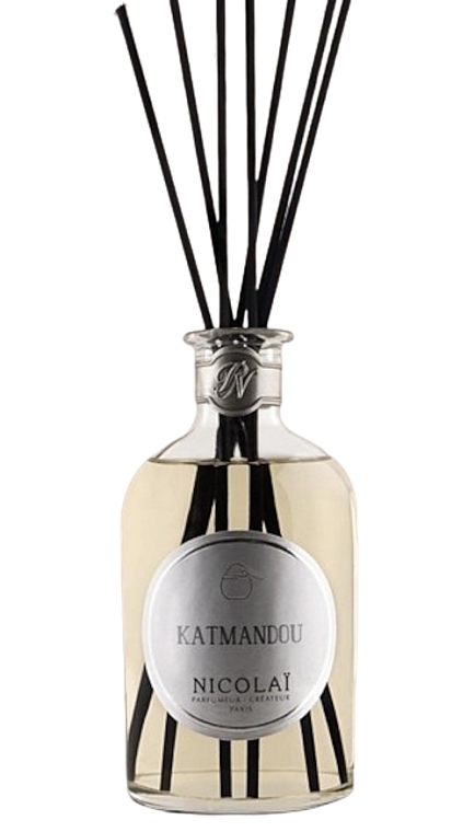 Dyfuzor zapachowy z patyczkami - Nicolai Parfumeur Createur Katmandou Reed Diffusers  — Zdjęcie N1