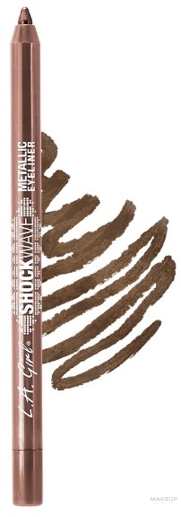 Kredki do oczu - L.A. Girl Shockwave Metallic Eyeliner — Zdjęcie Brown-Sugar