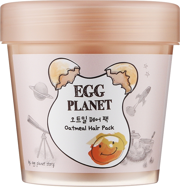 Maska do włosów z ekstraktem z płatków owsianych - Daeng Gi Meo Ri Egg Planet Oatmeal Hair Pack — Zdjęcie N1