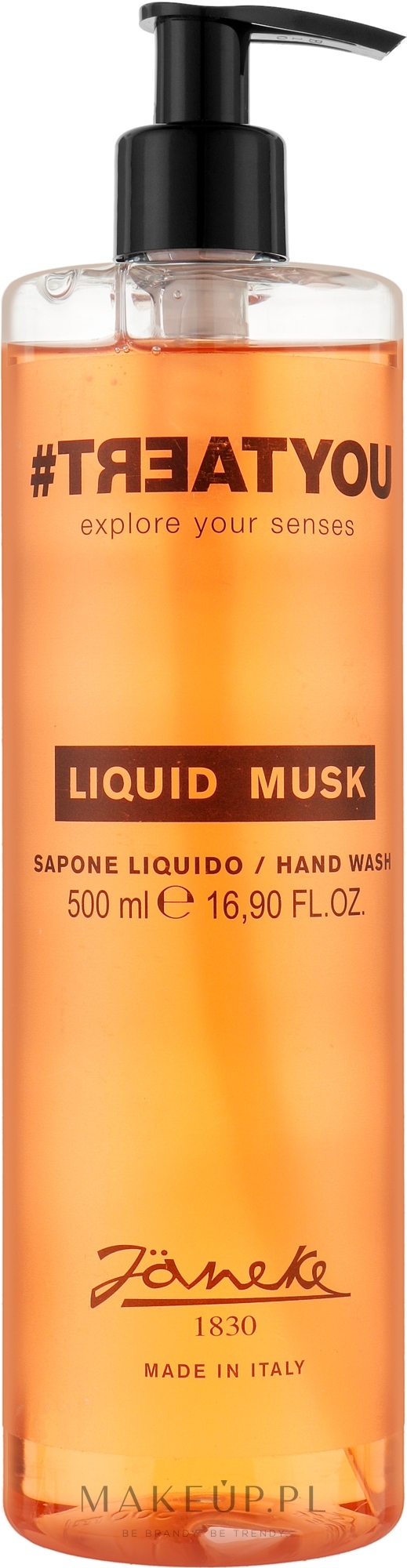 Mydło do rąk w płynie - Janeke #Treatyou Liquid Musk Hand Wash — Zdjęcie 500 ml