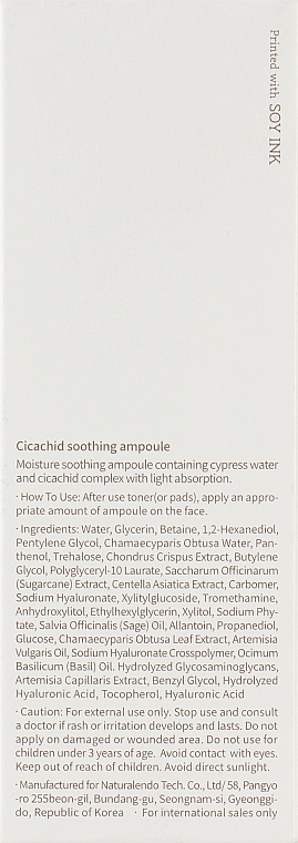 Kojące serum w ampułce - Needly Cicachid Soothing Ampoule — Zdjęcie N3