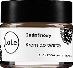 Jaśminowy krem do twarzy z ekstraktem z jedwabiu - La-Le Face Cream  — Zdjęcie N1