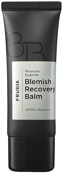 Kojący krem BB do twarzy z ekstraktami roślinnymi - Frudia Re:proust Essential Blemish Recovery Balm SPF 50+ PA++++ — Zdjęcie N1