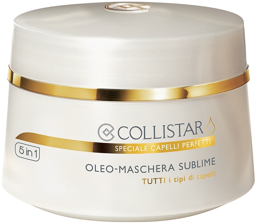 Wygładzająca maska z olejkami do wszystkich rodzajów włosów - Collistar Oleo-Maschera Sublime Mask