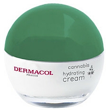 Uspokajająco-nawilżający krem do twarzy z olejem konopnym - Dermacol Cannabis Hydrating Cream — Zdjęcie N3