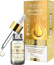 Regenerujące serum z olejem arganowym do twarzy, szyi i dekoltu	 - Revers Argan Oils Regenerating Serum — Zdjęcie N1
