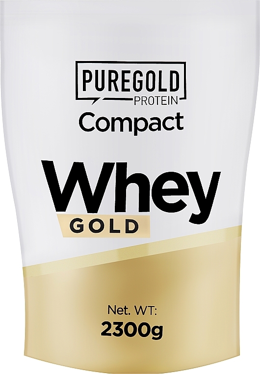 Białko serwatkowe Maliny i biała czekolada - Pure Gold Protein Compact Whey Gold Raspberry White Chocolate — Zdjęcie N2