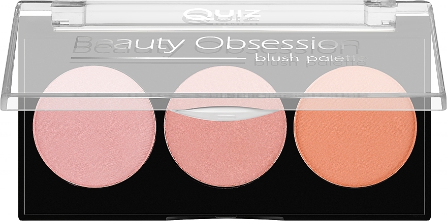 Paleta różów do twarzy - Quiz Cosmetics Beauty Obsession Palette Blush