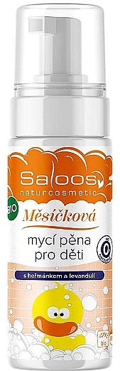 Nagietkowa pianka do mycia dla dzieci - Saloos Calendula Washing Foam — Zdjęcie N1