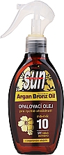 Olejek do opalania SPF 10 - Vivaco Sun Argan Oil SPF 10 — Zdjęcie N1