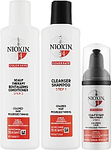 Profesjonalny zestaw do włosów farbowanych - Nioxin Hair Color Safe System System 4 Kit (shm 150 ml + cond 150 ml + mask 40 ml) — Zdjęcie N2
