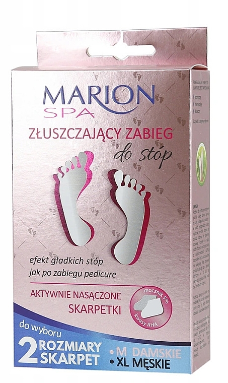 PREZENT! Złuszczający zabieg do stóp - Marion SPA Mask — Zdjęcie N1