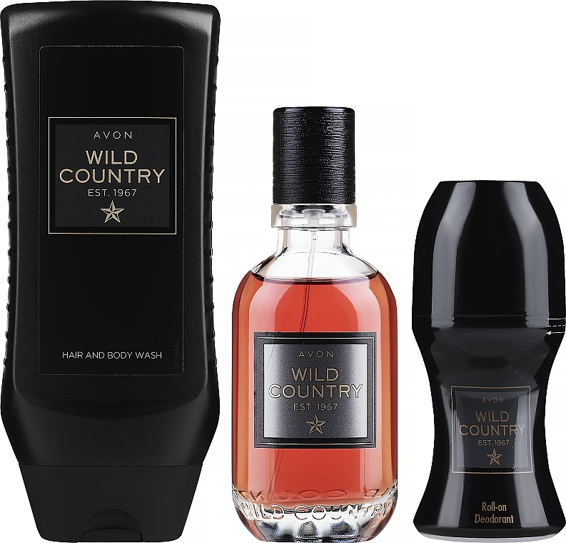 Avon Wild Country For Him - Zestaw (edt/75ml + deo/50ml + h&b/wash/250ml) — Zdjęcie N2