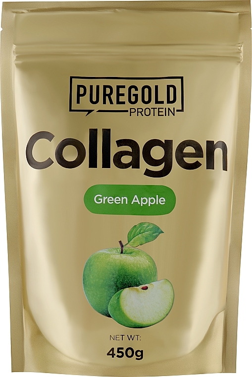 Kolagen z Witaminą C i Cynkiem, zielone Jabłuszko - Pure Gold Collagen Marha — Zdjęcie N2