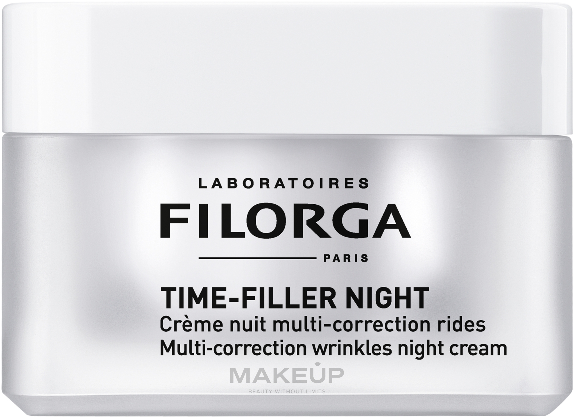 Multikorekcyjny krem przeciwzmarszczkowy do twarzy - Filorga Time-filler Night Cream — Zdjęcie 50 ml