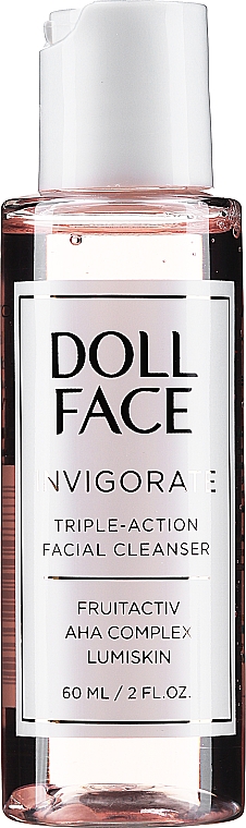 PREZENT! Żel do mycia twarzy - Doll Face Invigorate Triple-Action Facial Cleanser (miniprodukt) — Zdjęcie N1