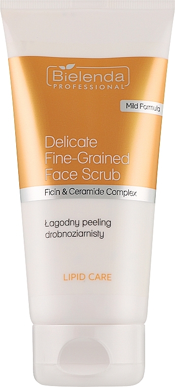 Łagodny peeling drobnoziarnisty do twarzy - Bielenda Professional Lipid Care Delicate Fine-Grained Smoothing Face Scrub — Zdjęcie N1