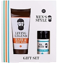 Zestaw - Accentra Men's Style Gift Set (h/b/wash/200ml + deo/50ml) — Zdjęcie N1