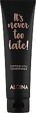 Odżywka do włosów wzbogacona kofeiną - Alcina It's Never Too Late Coffein Vital Conditioner — Zdjęcie N1