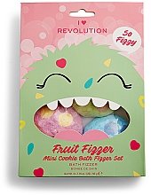 Zestaw kul do kąpieli Owocowe ciasteczka - I Heart Revolution Fruity Cookie Fizzer Set (fizzer/3x50g)	 — Zdjęcie N1