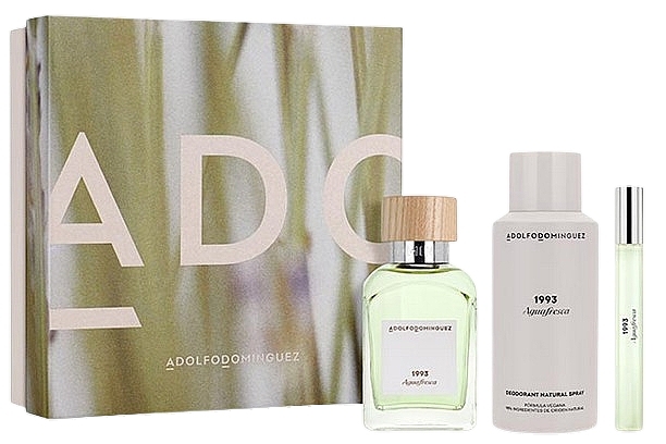 Adolfo Dominguez Agua Fresca - Zestaw (edt/120ml + edt/mini/10ml + deo/150ml)  — Zdjęcie N1