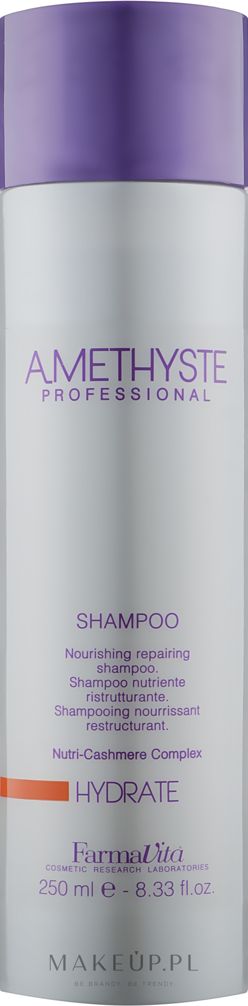 Szampon do włosów suchych i osłabionych - Farmavita Amethyste Hydrate Shampoo — Zdjęcie 250 ml