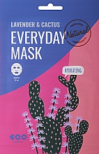 Kup Maseczka do twarzy z ekstraktem z lawendy i kaktusa - Dearboo Everyday Mask Lavender & Cactus