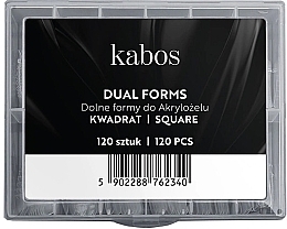 Formy dolne do przedłużania paznokci, kwadratowe - Kabos — Zdjęcie N1