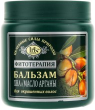 Kup Balsam do włosów farbowanych Henna i olej arganowy - Iris Cosmetic