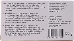 Mydło w kostce Wanilia - Kanu Nature Soap Bar Vanilla — Zdjęcie N2