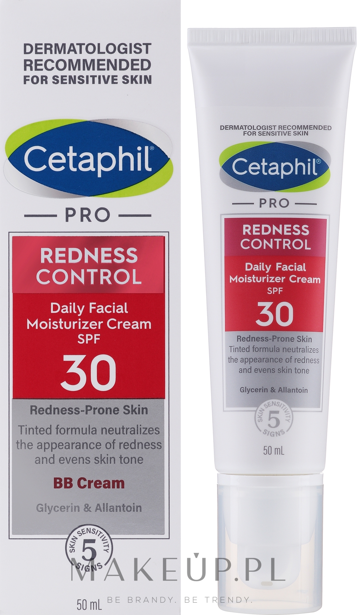 Nawilżający krem do twarzy na dzień - Cetaphil Pro Redness Control Daily Facial Moisturizer Cream — Zdjęcie 50 ml