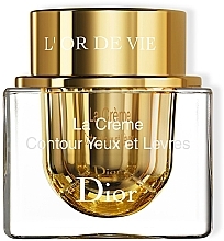 Kup Krem pod oczy i na okolice ust - Dior L'Or de Vie La Creme Contour Yeux et Levres (Refillable)