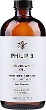 Kup Olejek odmładzający do wszystkich rodzajów włosów - Philip B Rejuvenating Oil Moisture + Repair All Hair Types