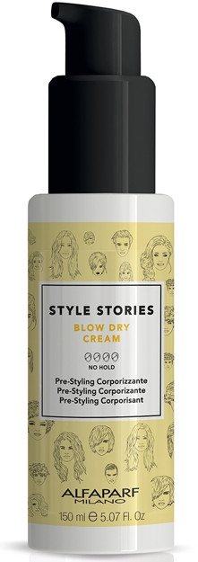 Wygładzający krem do włosów - Alfaparf Milano Style Stories Blow Dry Cream — Zdjęcie N1