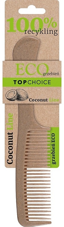 Grzebień ECO Kokos, brązowy, 60588 - Top Choice — Zdjęcie N2