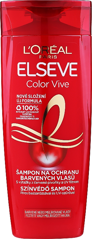 Ochronny szampon do włosów farbowanych - L'Oreal Paris Elseve Shampoo Color Vive — Zdjęcie N3