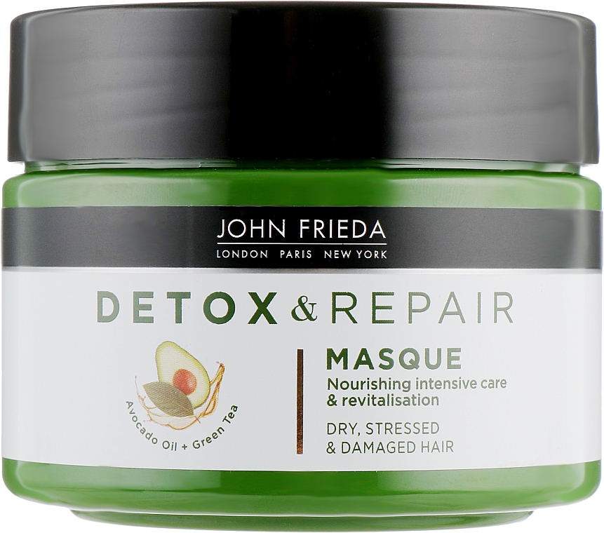 Detoksykująca maska do włosów zniszczonych - John Frieda Detox & Repair Masque