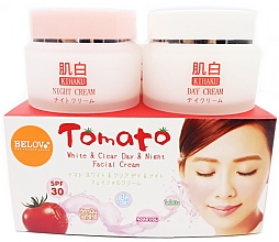 Kup Zestaw - Belov Tomato White & Clear Day & Night Facial Cream (d/f/cr/15ml + n/f/cr/15ml)