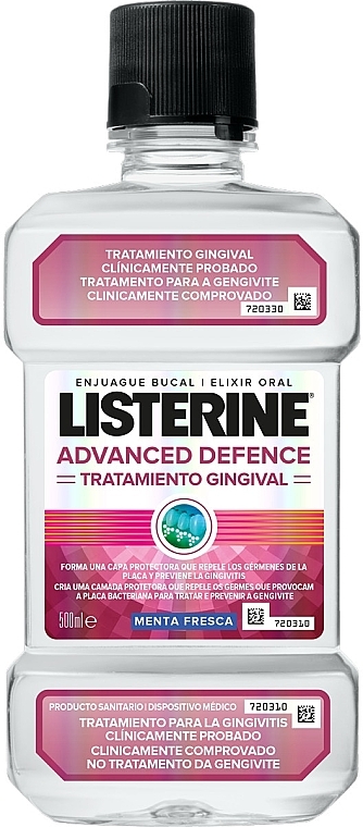 Płyn do płukania ust - Listerine Advanced Defence Gingival — Zdjęcie N1
