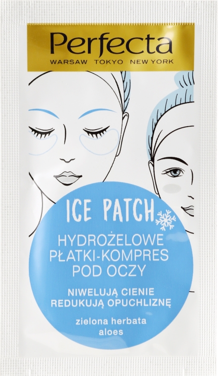 Perfecta Ice Patch - Hydrożelowe płatki-kompres pod oczy