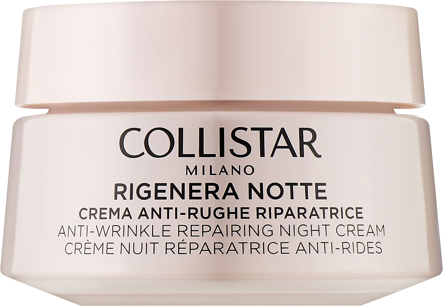 Krem na noc do twarzy i szyi - Collistar Rigenera Anti-Wrinkle Repairing Night Cream — Zdjęcie N1