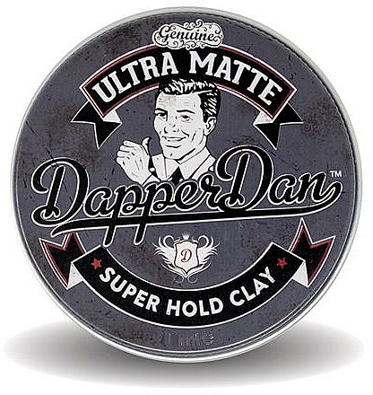 Glina do stylizacji włosów - Dapper Dan Ultra Matte Super Hold Clay — Zdjęcie N1