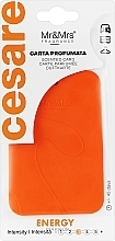 Mr&Mrs Fragrance Cesare Scented Card Orange Energy - Aromatyczna zawieszka — Zdjęcie N1