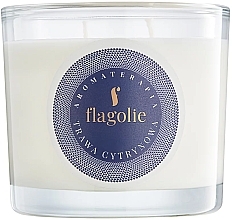 Kup Świeca zapachowa w szkle Trawa cytrynowa - Flagolie Fragranced Candle Lemongrass