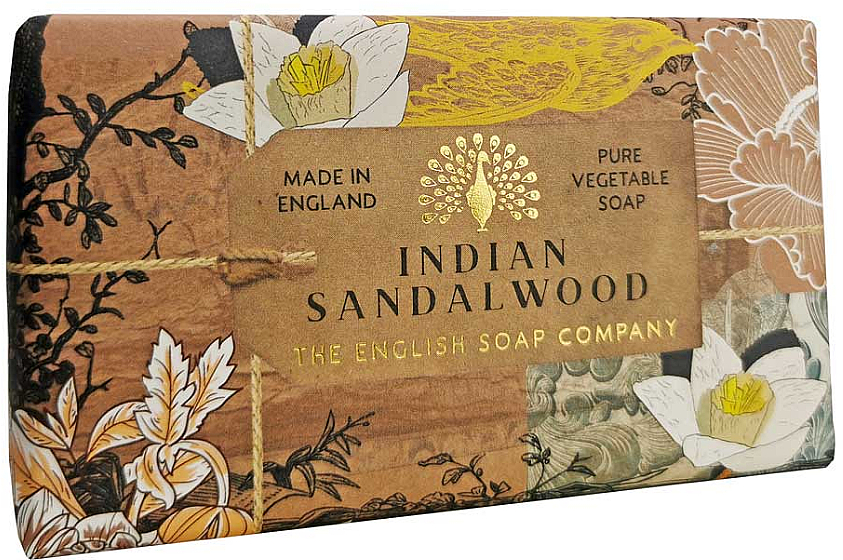 Mydło w kostce Drzewo sandałowe - The English Anniversary Indian Sandalwood Soap — Zdjęcie N1