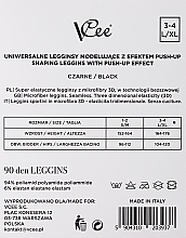 Uniwersalne legginsy z efektem push-up - VCee Shaping Leggins With Push-Up Effect — Zdjęcie N4