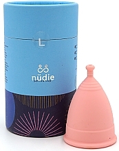 PRZECENA! Kubeczek menstruacyjny, duży, 32 ml - &Sisters Nudie Period Cup Large * — Zdjęcie N1