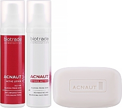 Zestaw - Biotrade Acne Out (soap/100g + lot/60ml + cr/60ml) — Zdjęcie N2